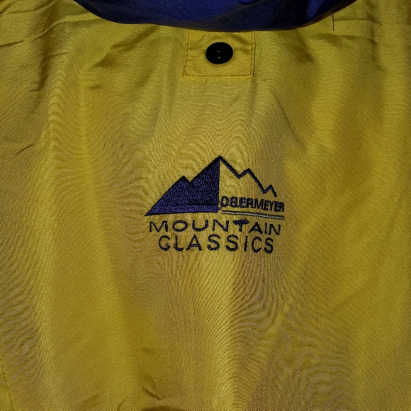 Obermeyer Mountain Classics Vtg Yellow Jacket Coat Sz Large - Picture 4 of 4